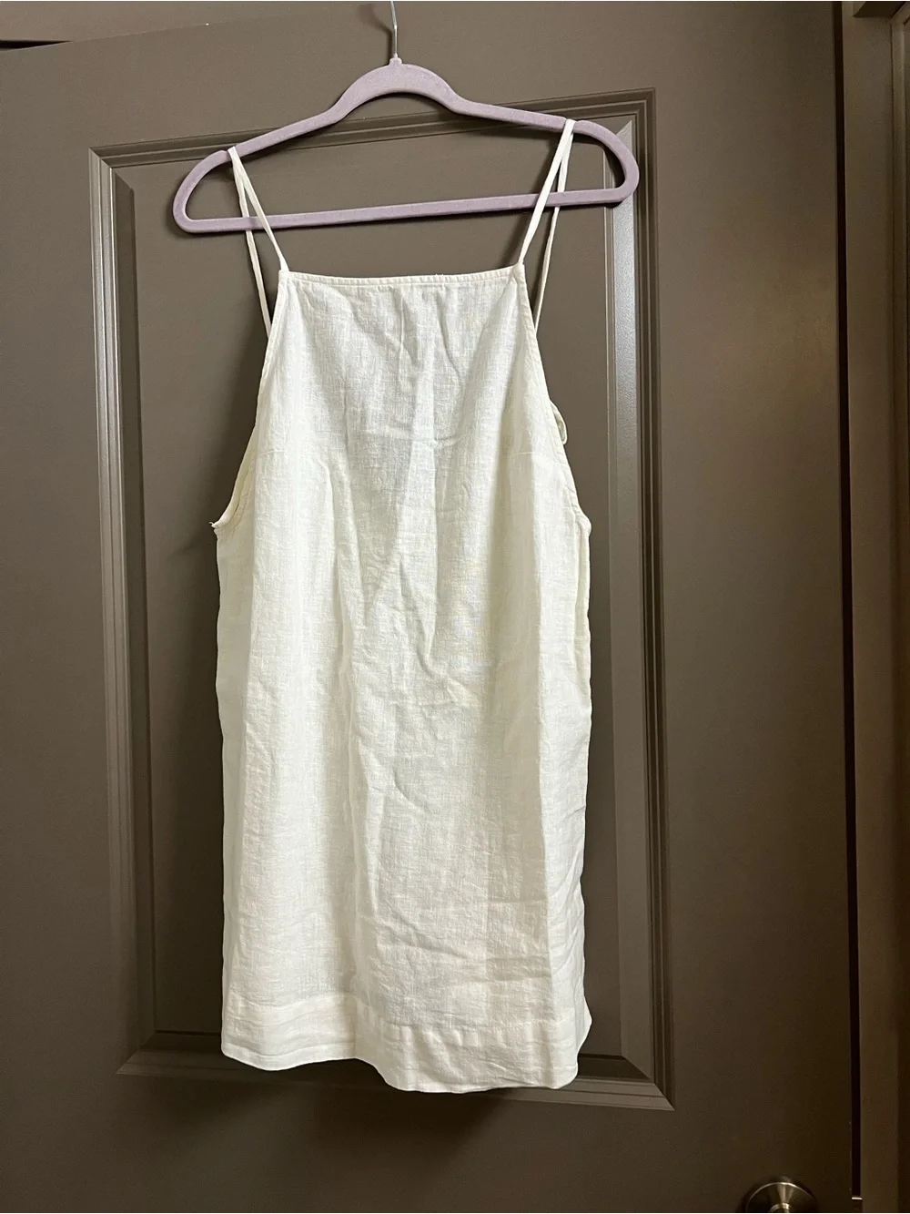 FREE PEOPLE Free-Est - Beachside Cotton-Linen Mini Medium White NWT